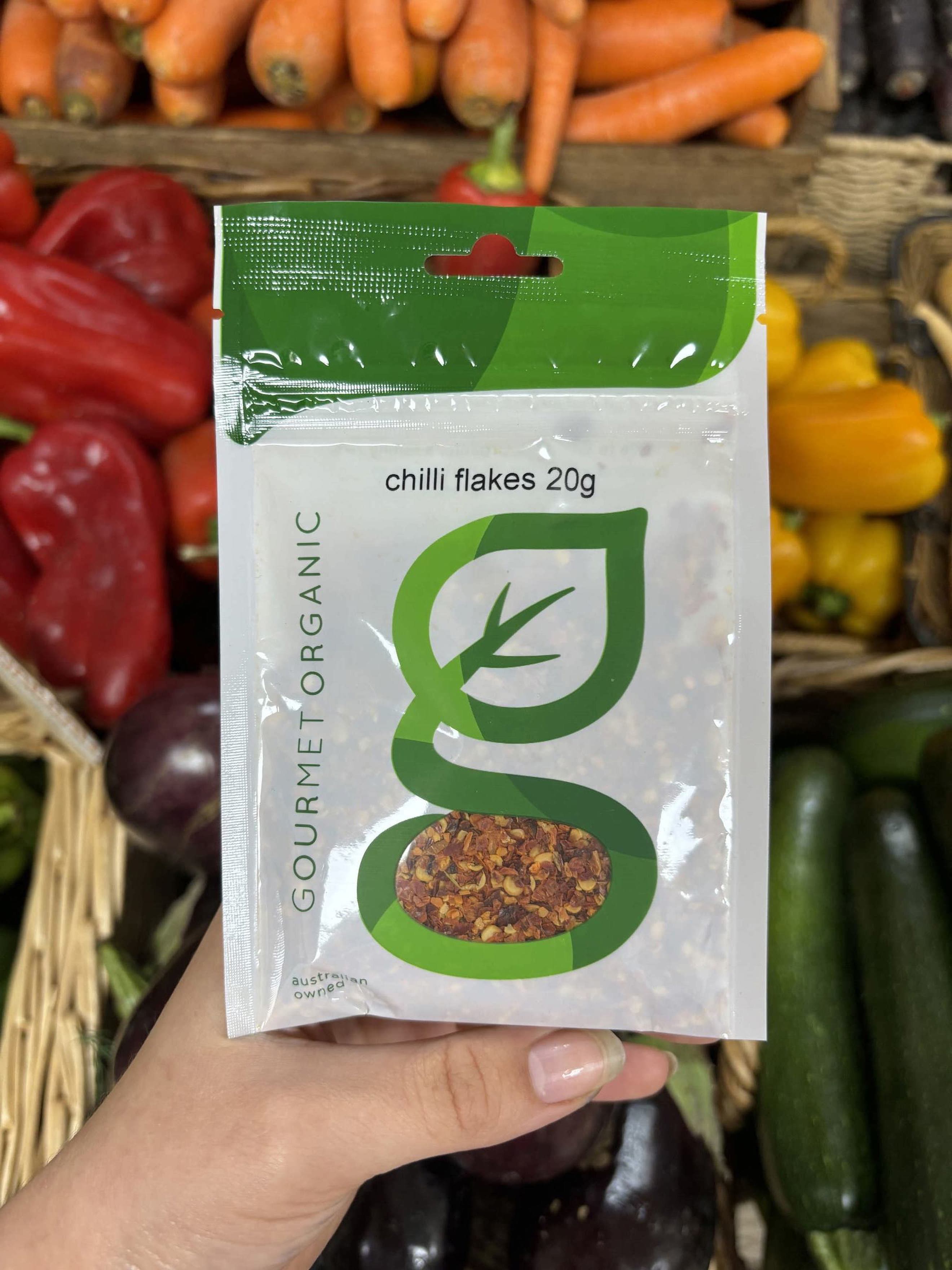 Gourmet Organic Chilli Flakes | Warrah Farm Shop
