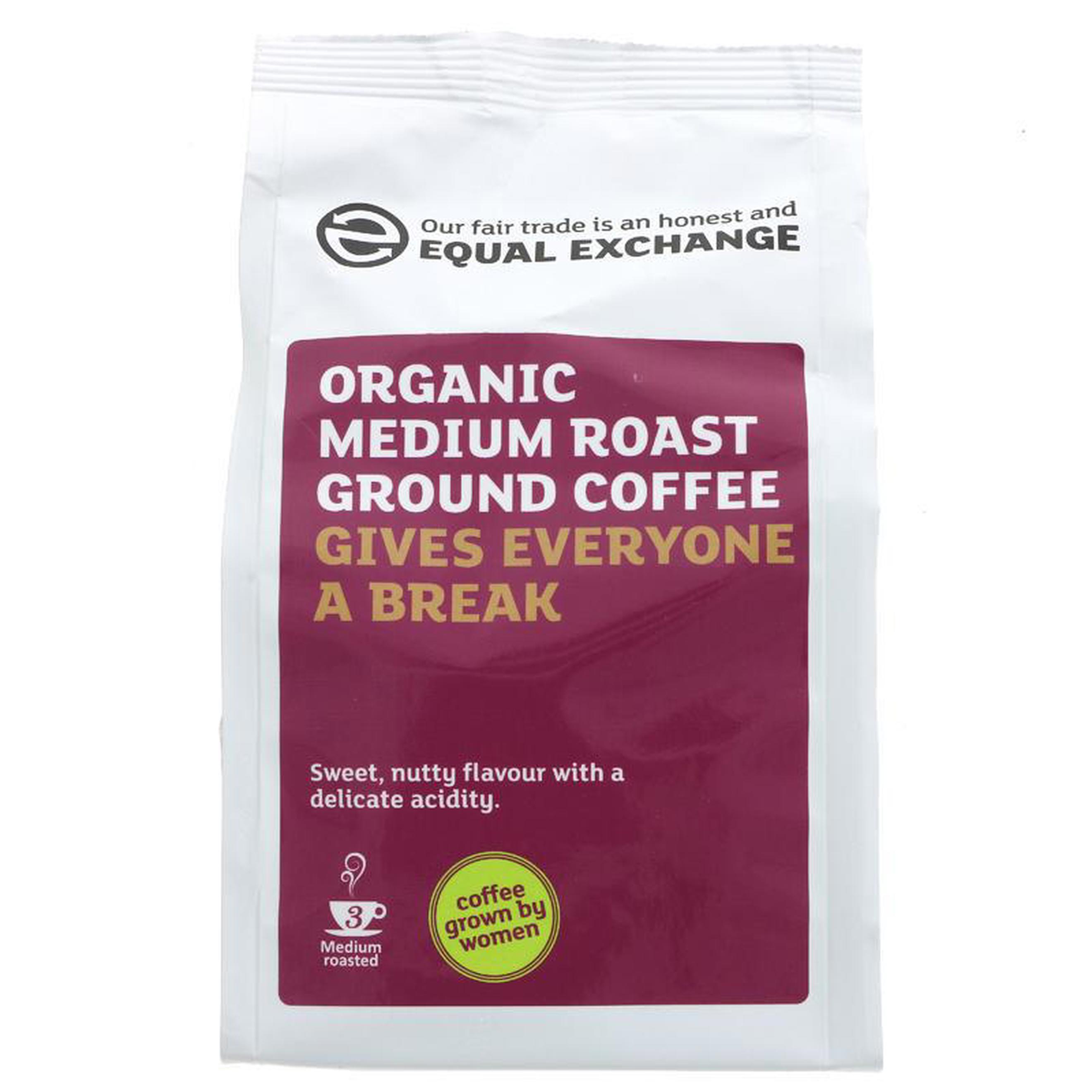 Coffee Med Roast Ground 227g (Equal Exchange) | Macleod Organics - Scotland