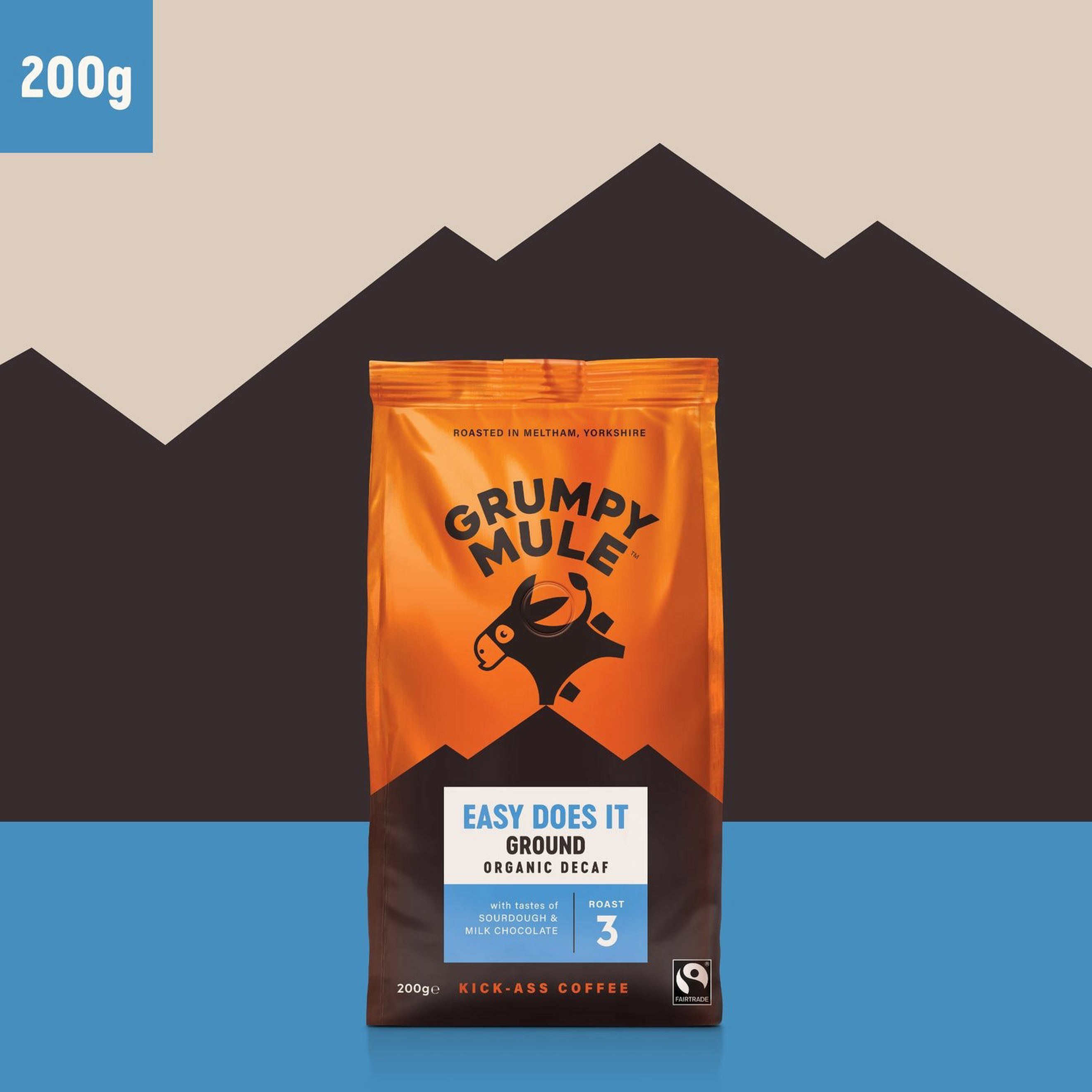 Grumpy Decaf Grumpy Mule Organic Easy Does It Ground Decaf | C&M Organics - Hebron ...