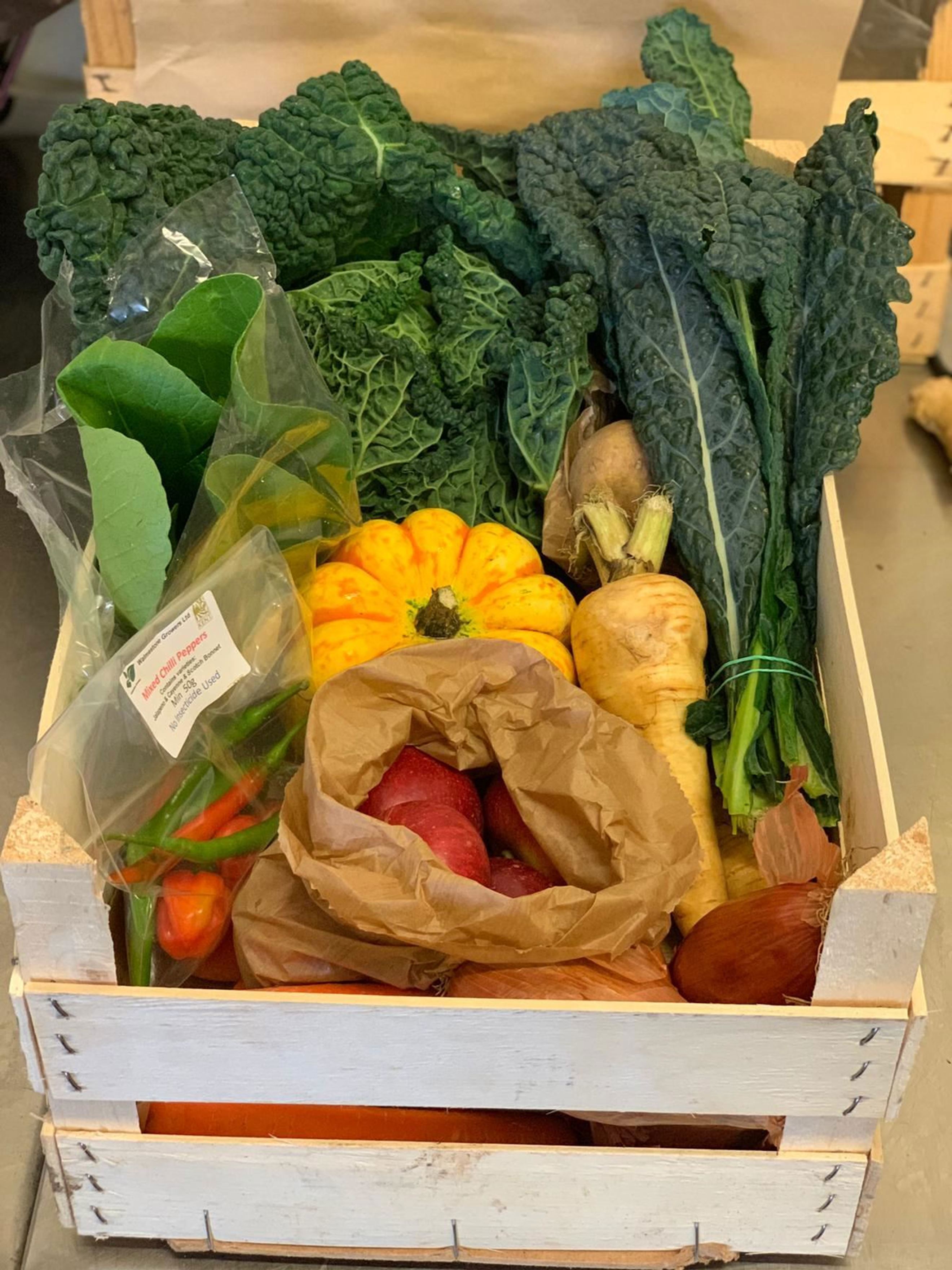 Large Veg Box Organic Food Box Walmestone Growers