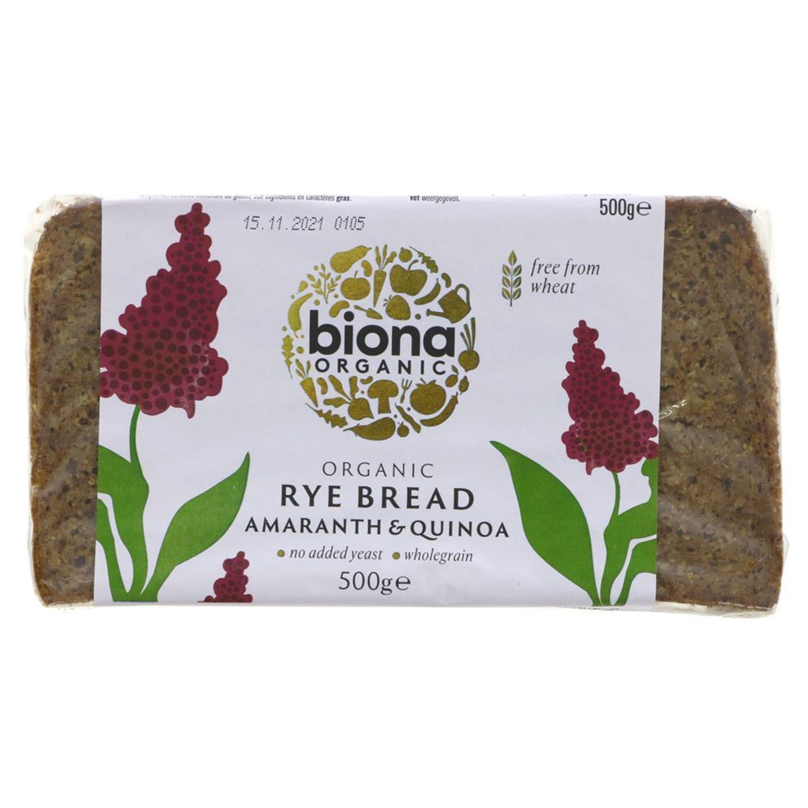(Biona) Rye Bread Amaranth & Quinoa 500g Growing with Grace South