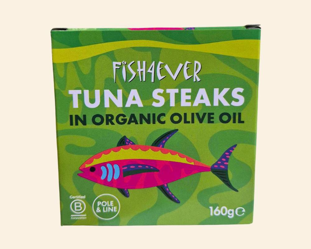 Fish4Ever Skipjack Tuna Steaks in Olive Oil