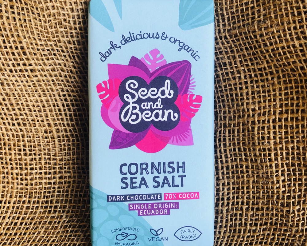 Seed & Bean Sea Salt Organic Dark Chocolate 70% (75g) (Ve)