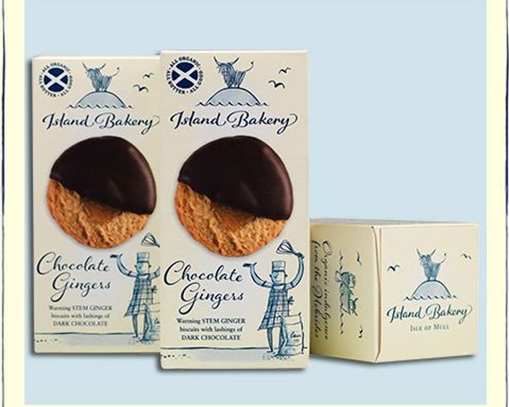Island Bakery Organic Chocolate Ginger Biscuits
