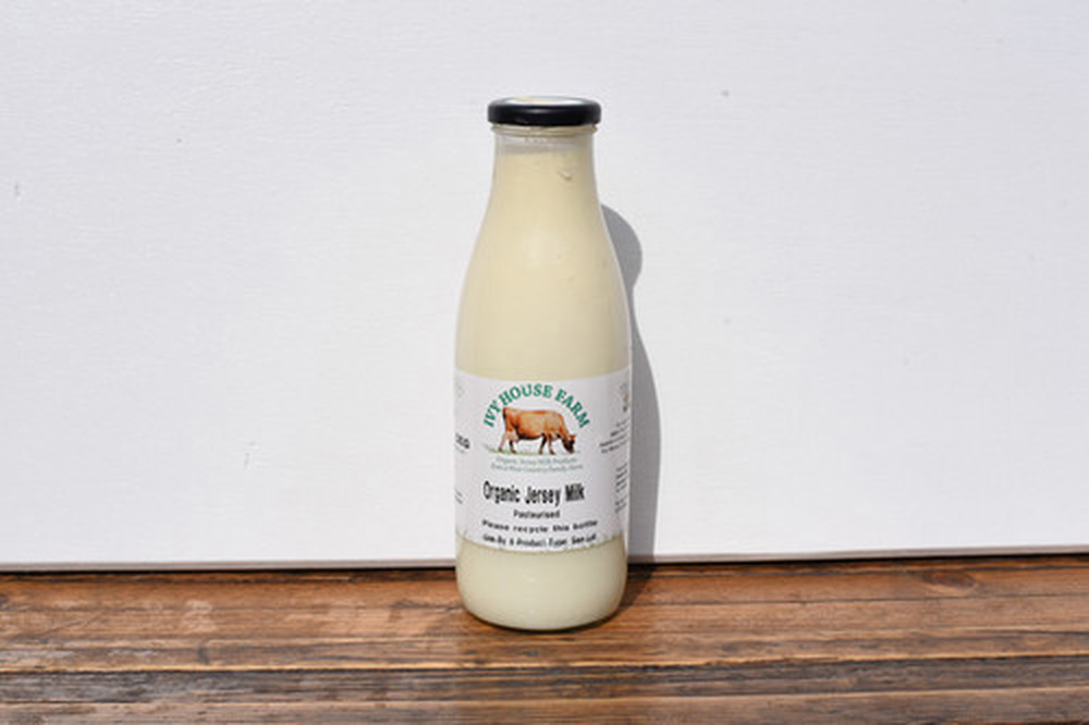 Organic Ivy House Farm Semi Skimmed Milk 1 L