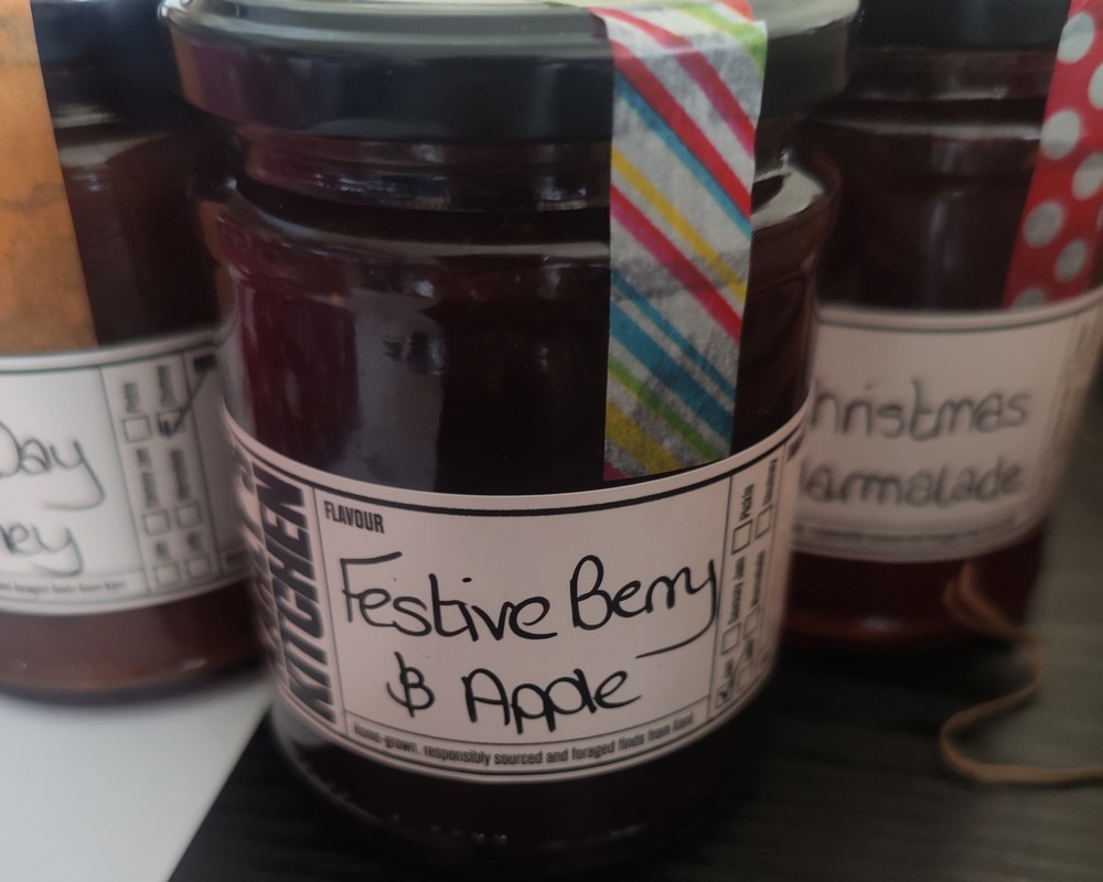 Festive Berry and Apple Jam