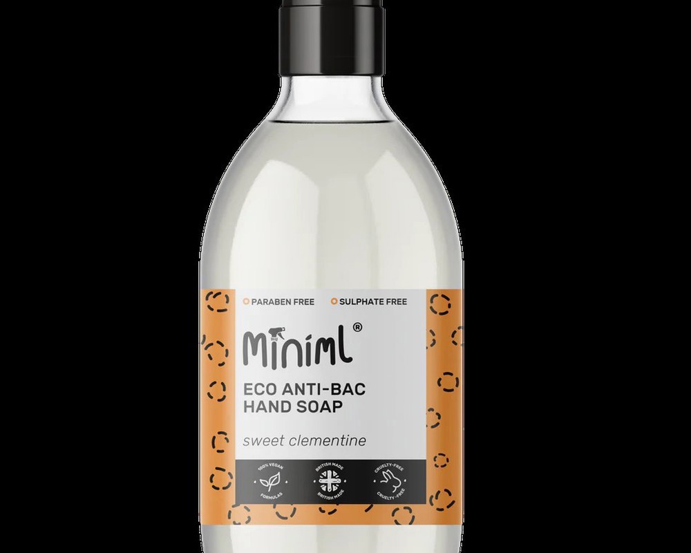 Miniml Handsoap Sweet Clementine glass starter bottle