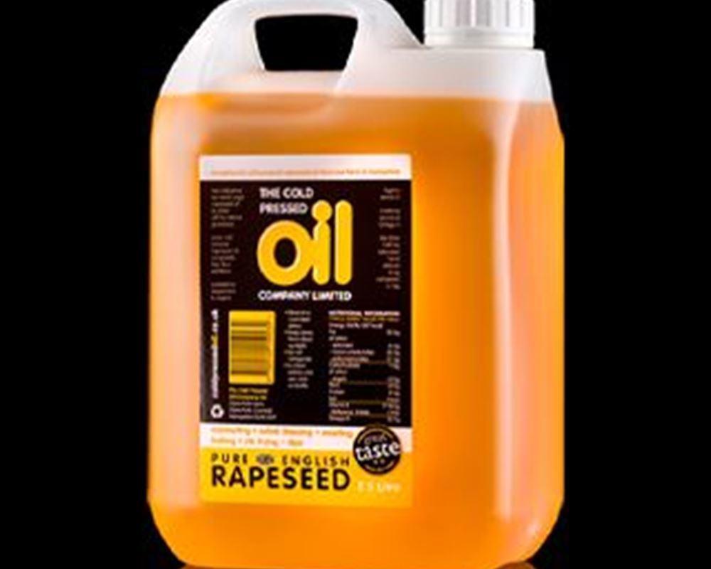 Cold Pressed Rape Seed Oil 2.5ltr