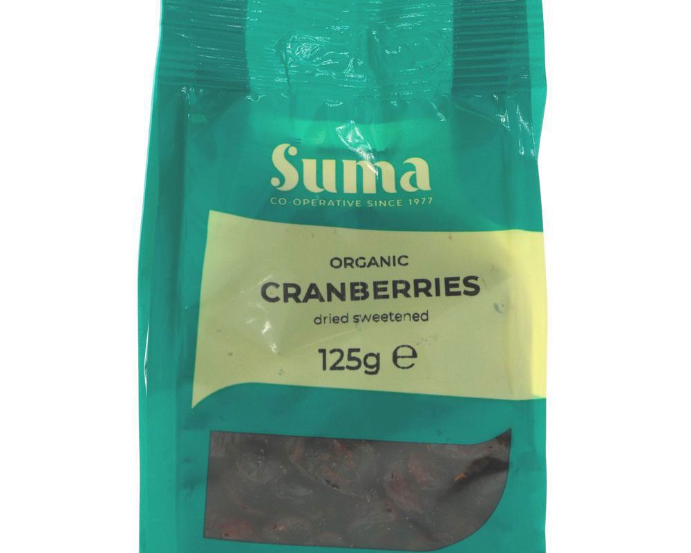 (Suma) Dried Fruit - Cranberry 125g