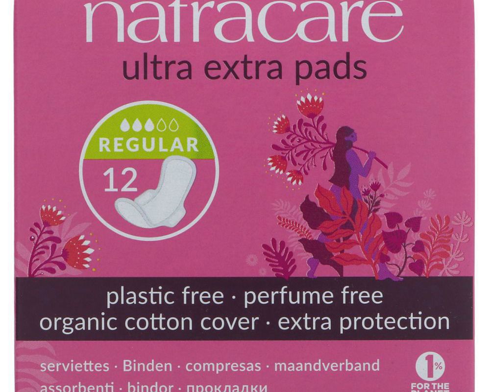 Natracare Regular Sanitary Pads 12pk