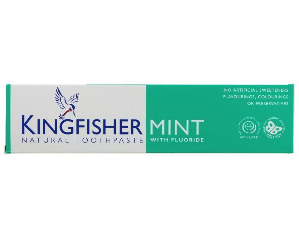 (Kingfisher) Toothpaste - Mint with Fluoride 100g