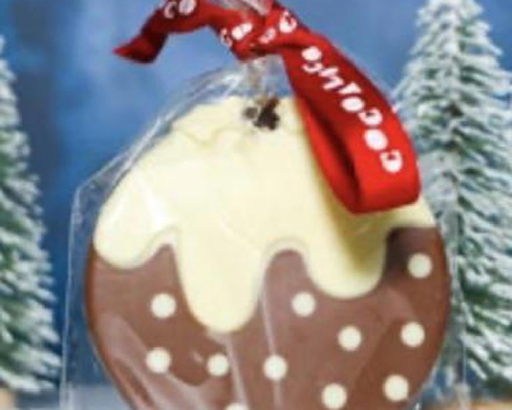 Cocoa Loco -Milk & White Chocolate Christmas Puds 70g