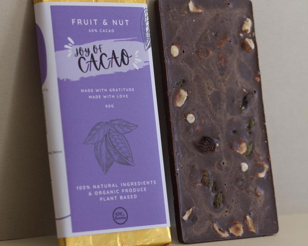 Joy of Nutrition chocolate bar  Fruit & Nut