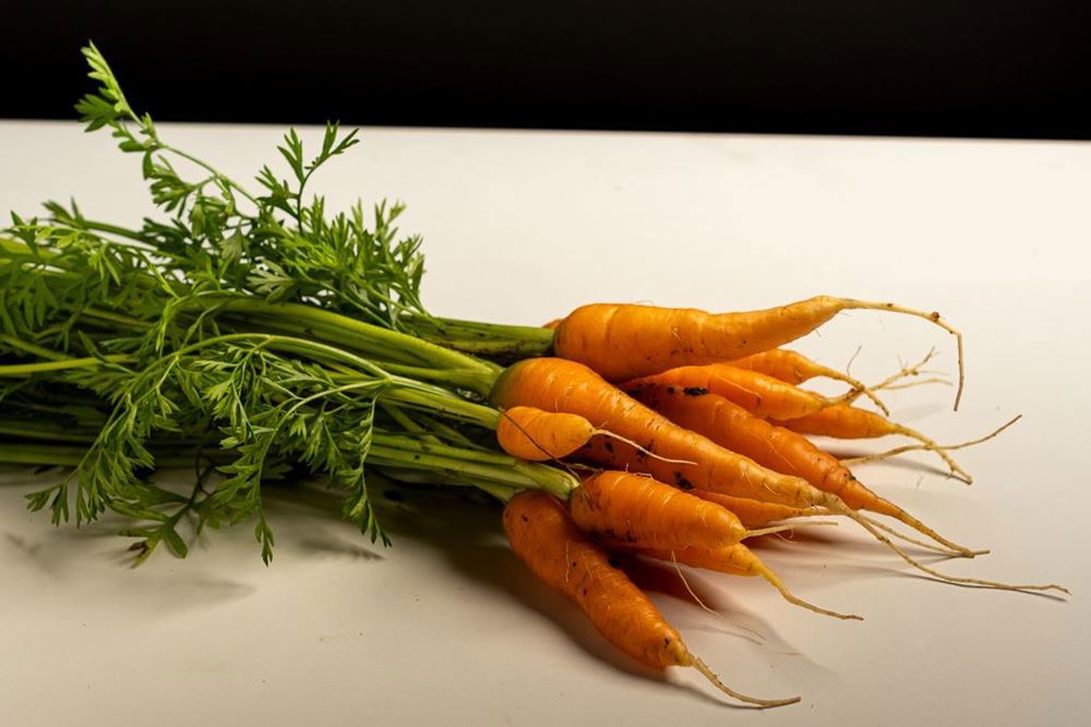 Bunched carrots