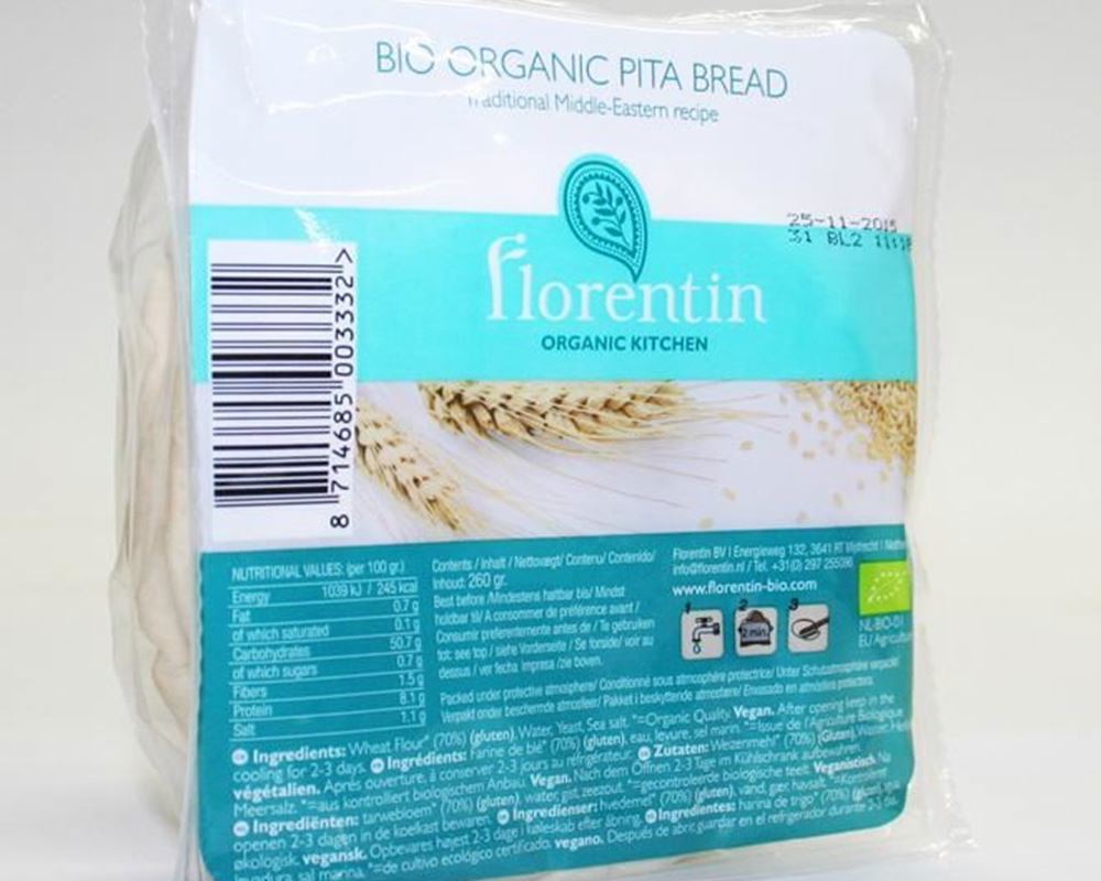 (Florentin) Pitta Bread - White 280g