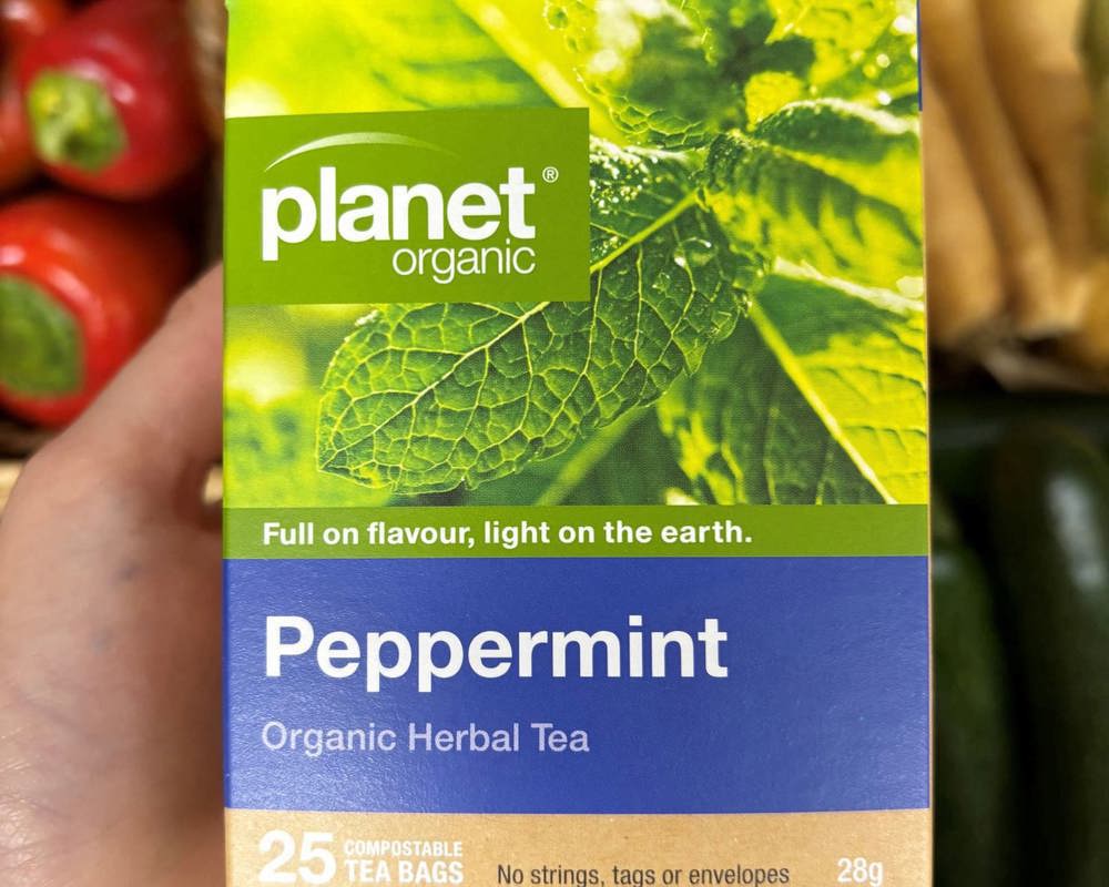 Planet Organic Tea 25 Bags Peppermint