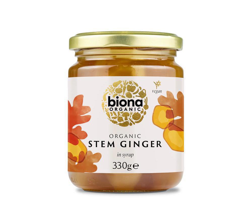 Organic Stem Ginger in Syrup 330g