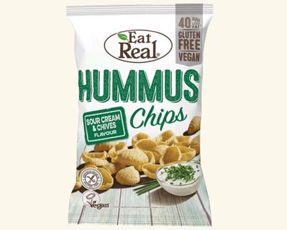 Eat Real Sour Cream & Chives Hummus Chips