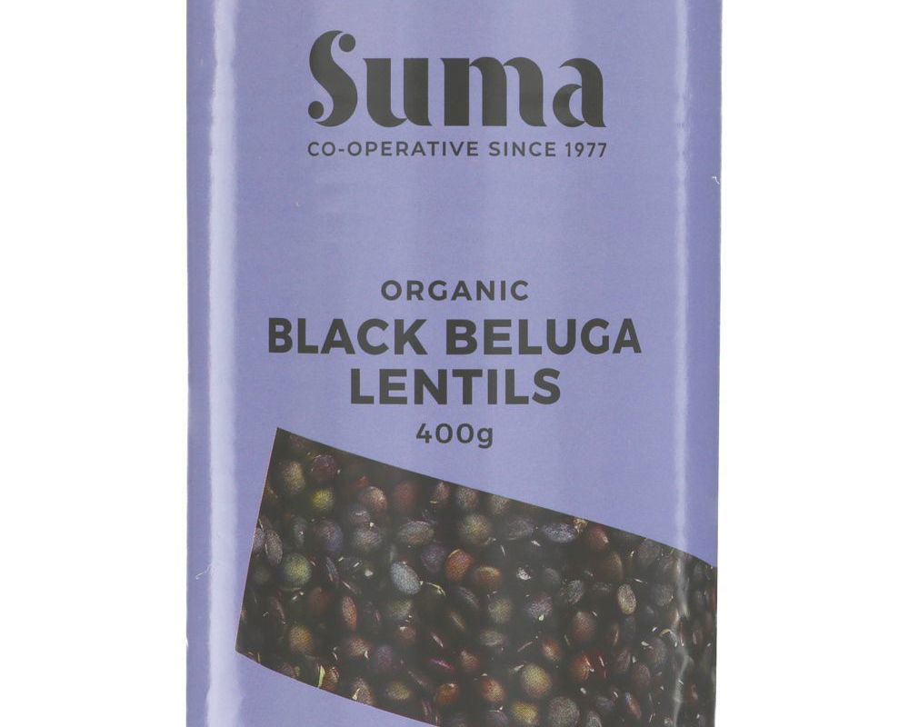 (Suma) Beluga Lentils - Black 400g
