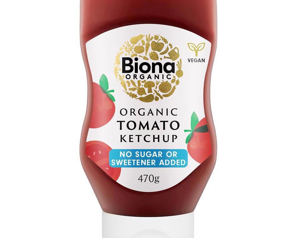 Tomato Ketchup - No Added Sugar - Squeezy Organic 470g