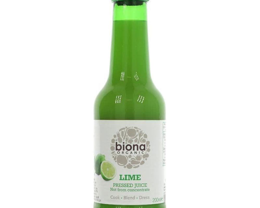 Biona Lime Juice - sml - 100% - Organic