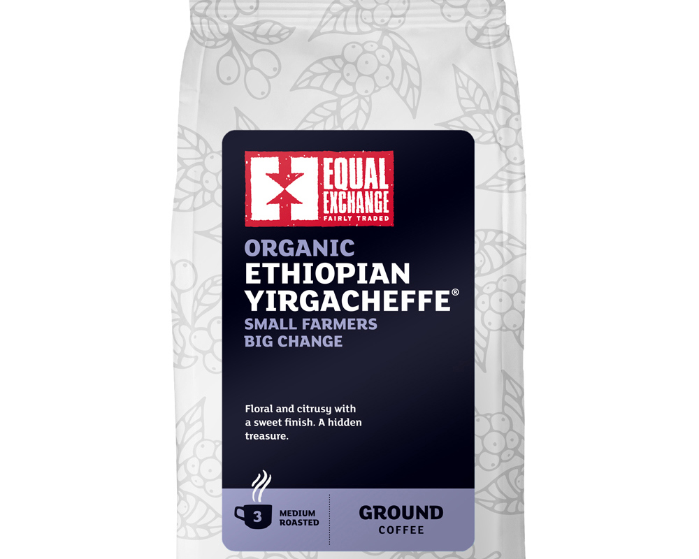 Org & Fair Trade Ethiopian Yirgacheffe Roast & Ground Coffee 200g