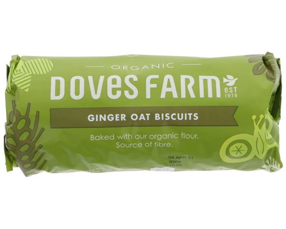 (Doves Farm) Oat Biscuits - Stem Ginger 200g
