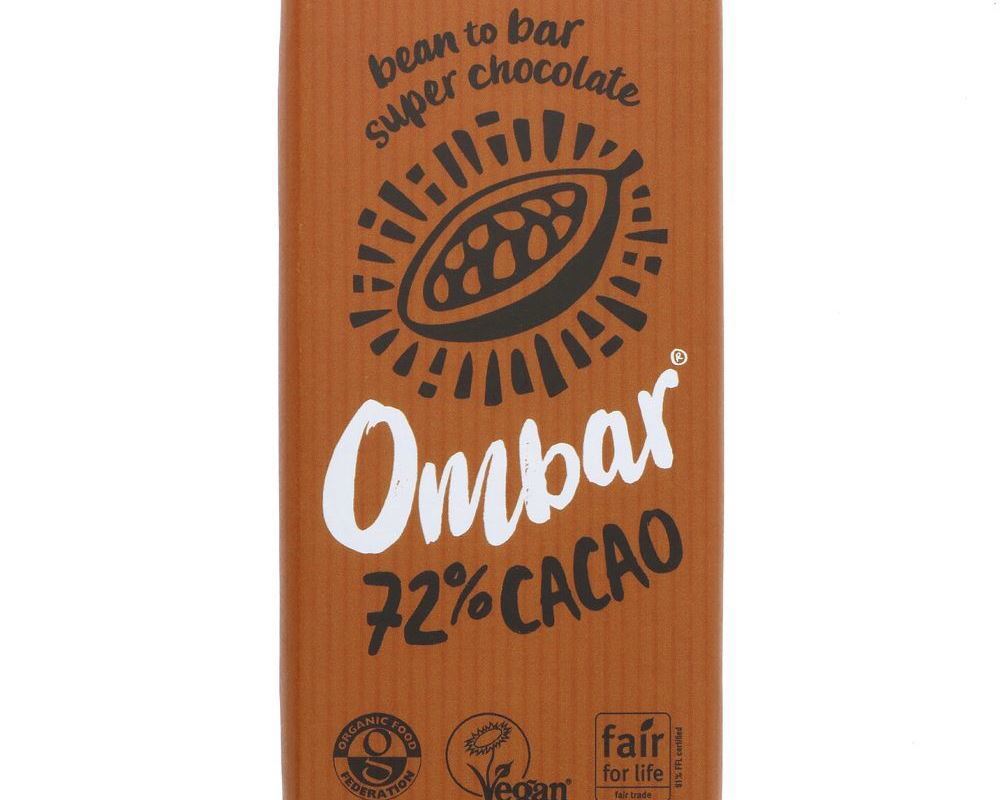 Ombar Dark 72% Chocolate 70g