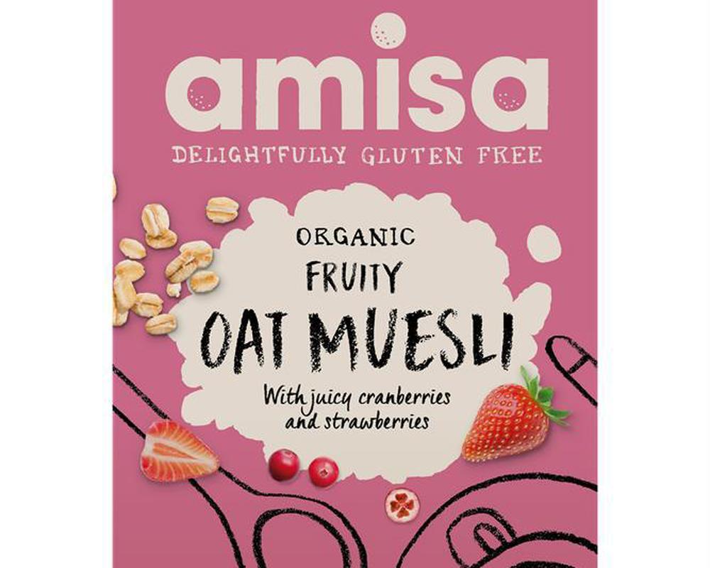 Organic Gluten Free Fruity Oat Muesli 325g