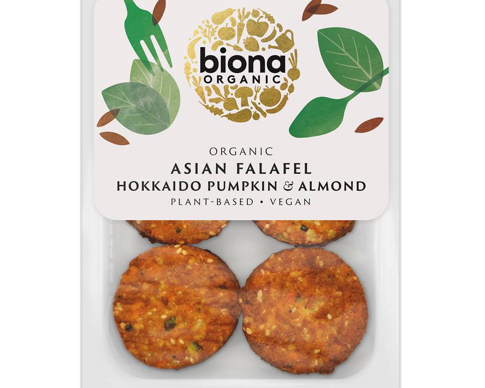 Biona Organic Falafel Asia - Hokkaido Pumpkin & Almond 220g