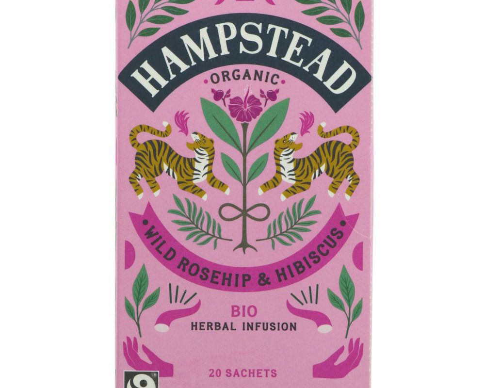 (Hampstead Tea) Wild Rosehip & Hibiscus - 20 bags
