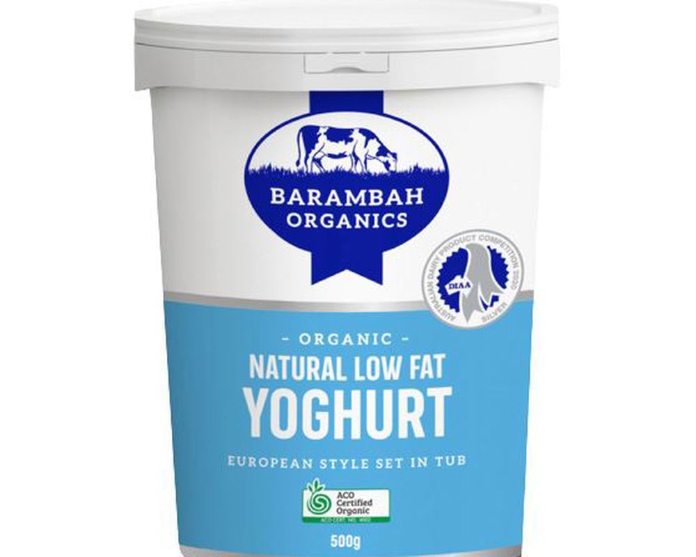 Yoghurt Organic: Natural, Low Fat - BO (Esky Required)