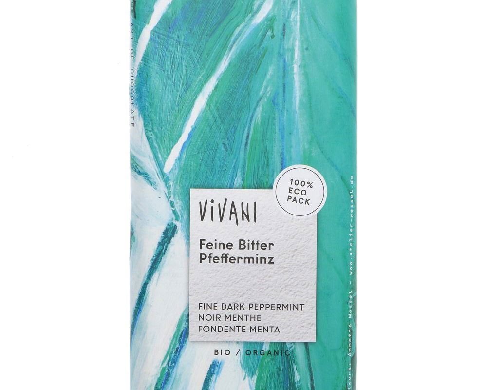 Vivani Dark Chocolate with peppermint