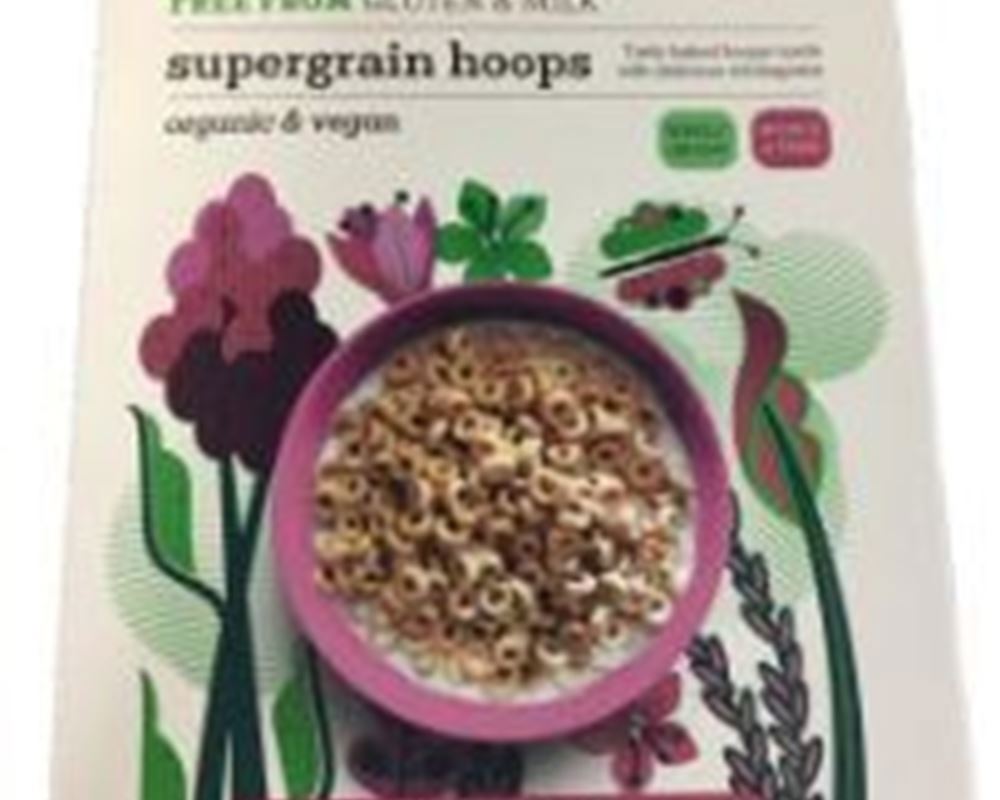 Organic and Vegan Supergrain Hoops 300g