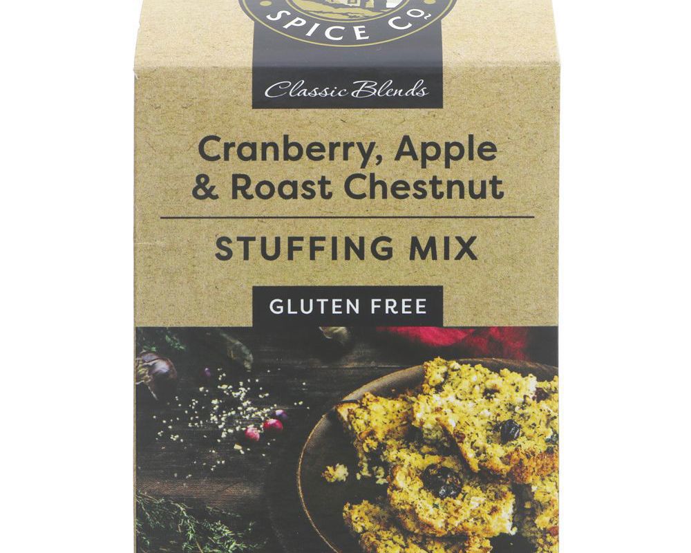 Shropshire Spice Gluten Free Cranberry, Apple and Chestnut Stuffing