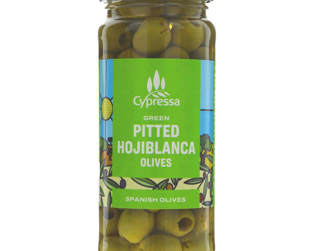 Hojiblanca Pitted Green Olives