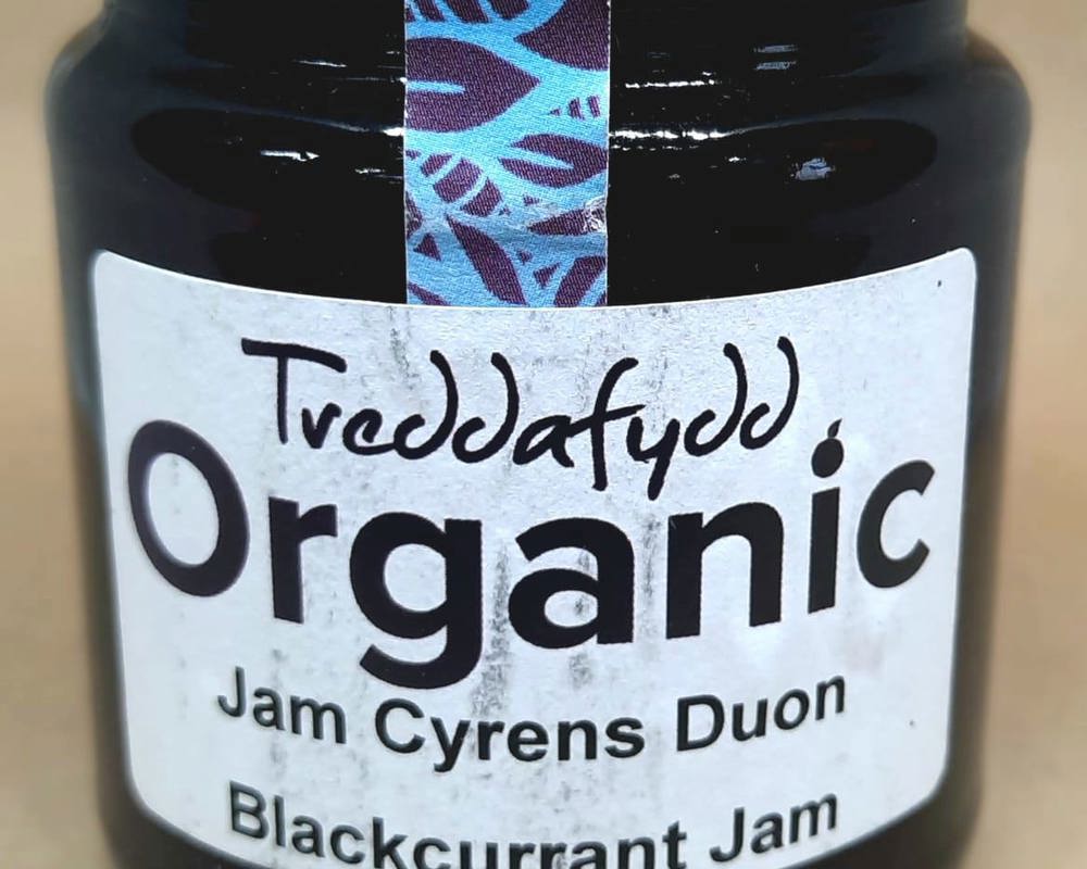 Treddafyddelsh Blackcurrant Jam 230g