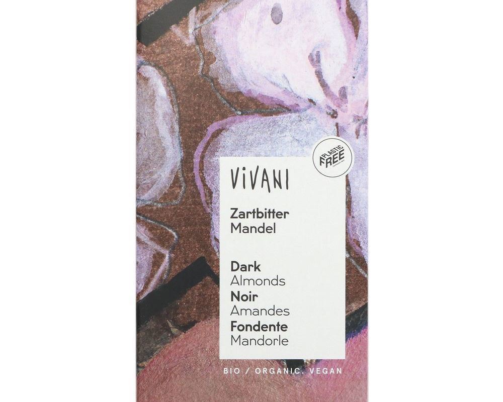 Vivani Dark Chocolate with Almonds