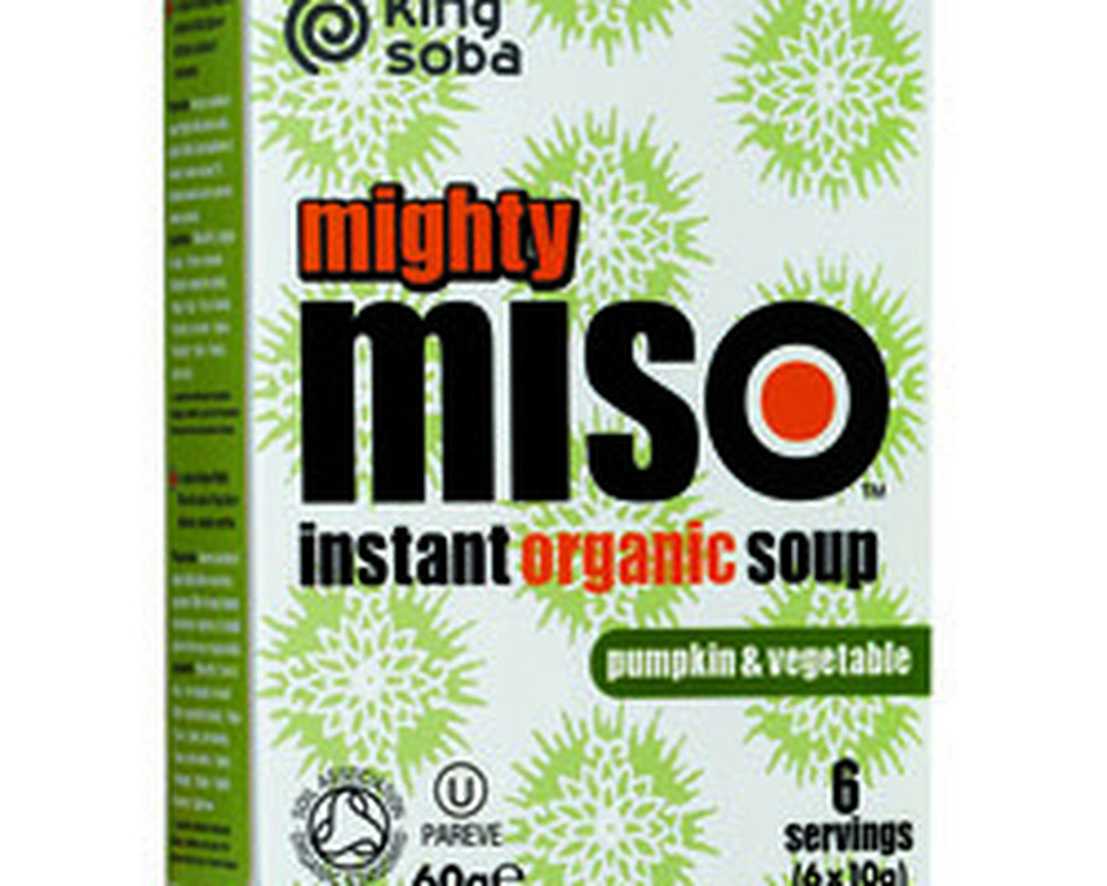 King Soba Instant Pumpkin & Vegetable Miso Soup