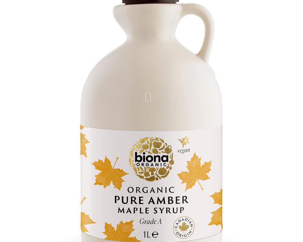 Biona Organic Pure Maple Syrup Amber Grade A 1L