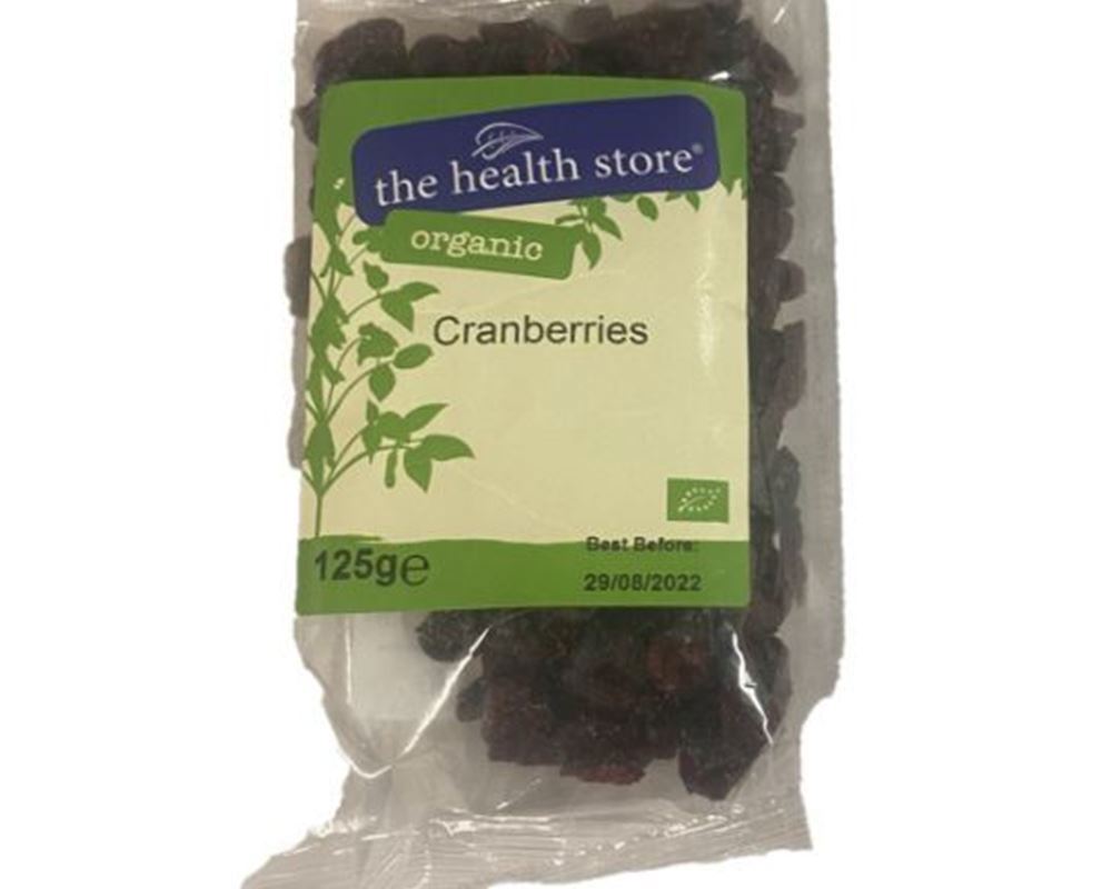 Organic Cranberries - 125G