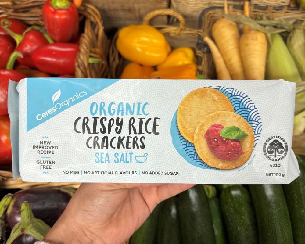 Ceres Rice Crackers Sea Salt