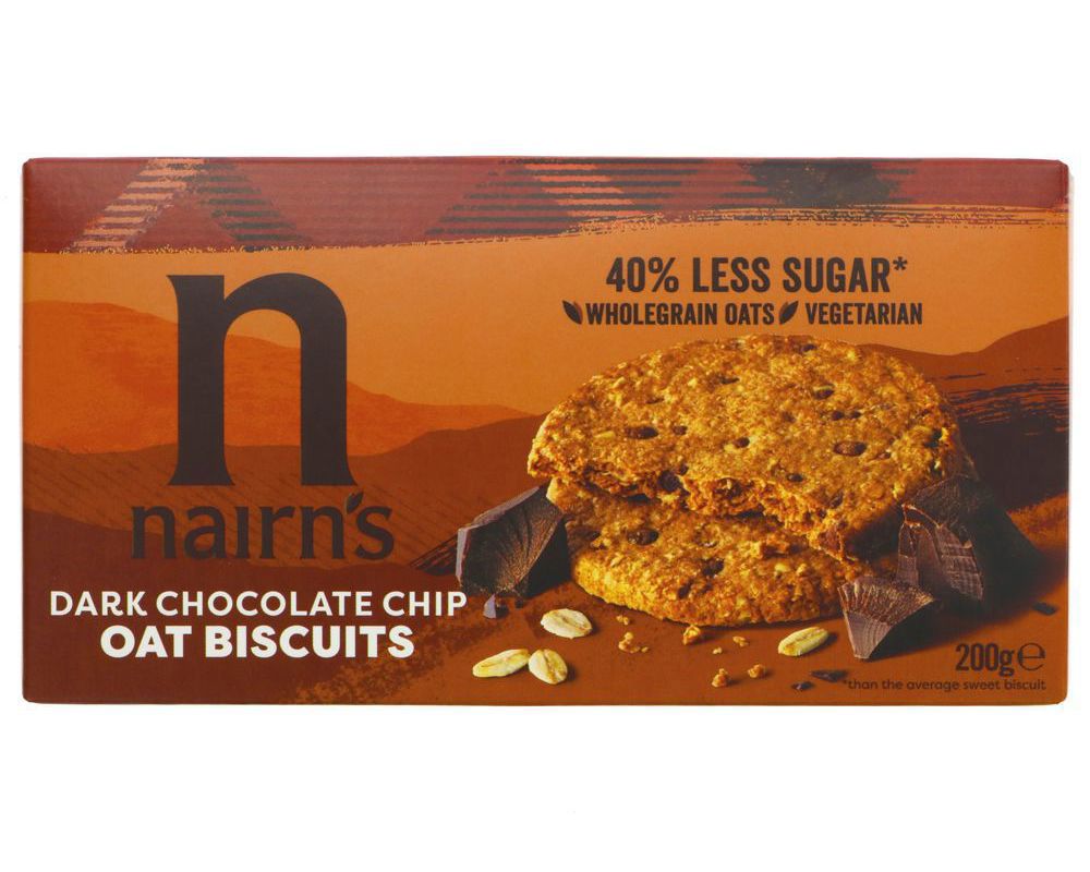 Nairn's Dark Choc Chip Oat Biscuits