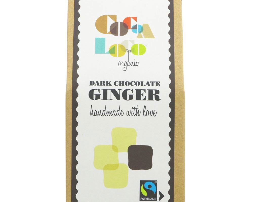 Cocoa Loco 73% Dark Chocolate Covered Ginger