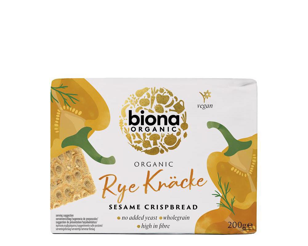 Organic Rye Crispbread Sesame - 200g