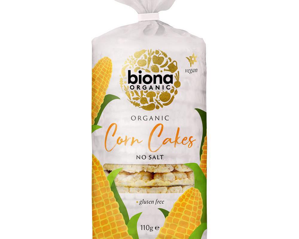 Organic GF Corn Cakes no salt  - 100% Corn 110g