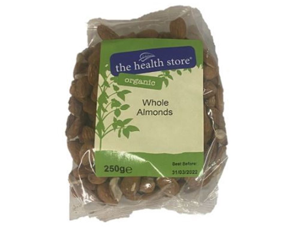 Organic Almonds Whole - 250G