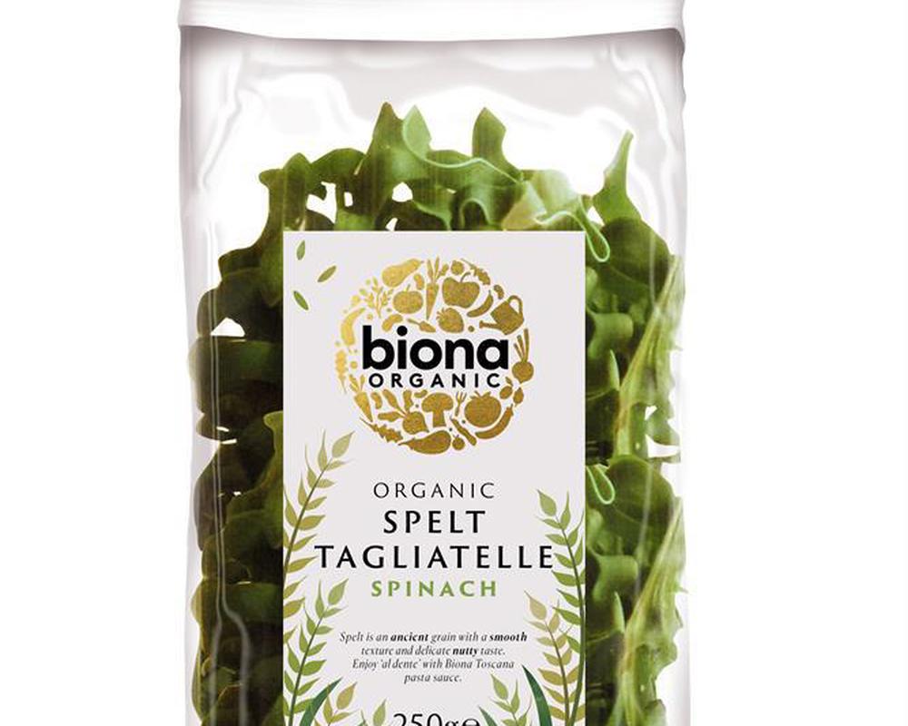 Spelt Spinach Artisan Tagliatelle Pasta - Rolled Organic 250g