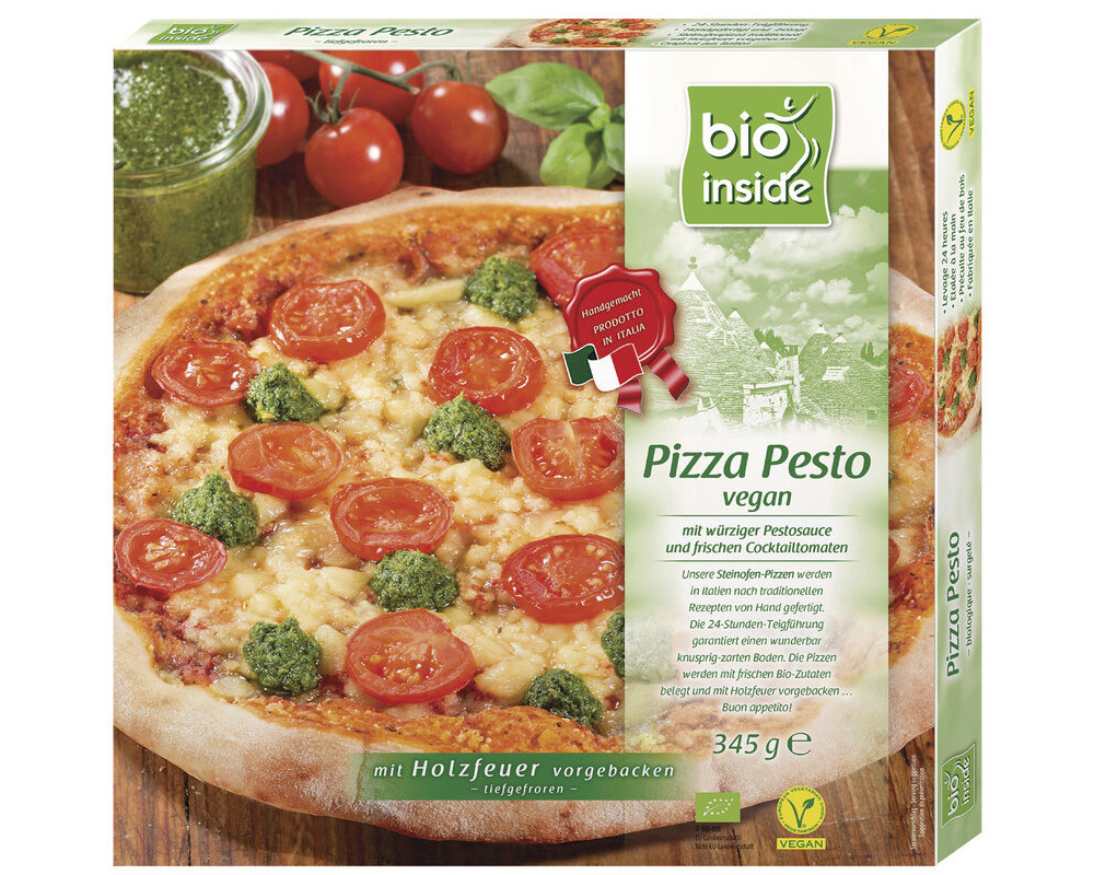 Organic Pizza Pesto Vegan 345g