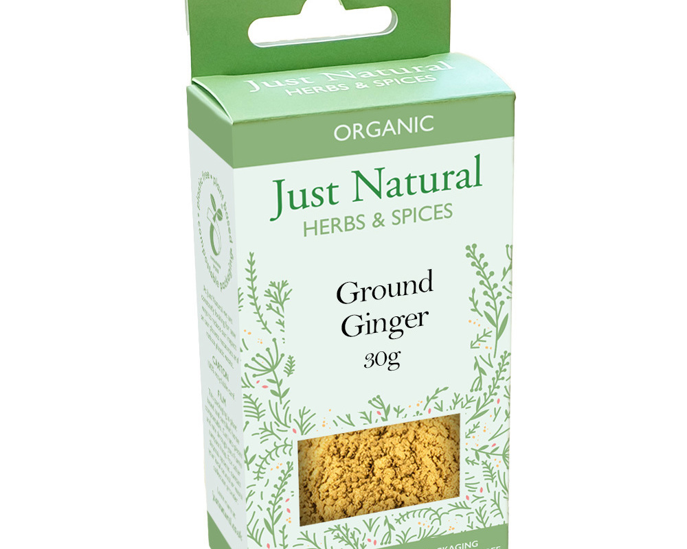 Organic Ground Ginger (Box) - 30g